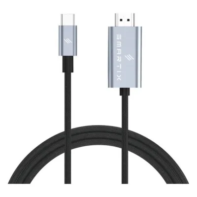 Smartix Premium USB-C to HDMI cable 3M - Black / Grey